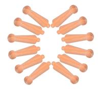 FUNNETOYU 12 Piezas Columnas Decorativas de Madera Maciza Sin Pintar Pilares Tallados Estilo Europeo Rústico para Muebles Decoración de Gabinetes y Vinotecas