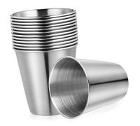 FUNNETOYU 12 Piezas de Inoxidable Portátiles y Duraderos Resistentes la Oxidación y para Whisky Vodka y Vino Fiestas Camping y Hogar