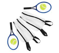 FUNNETOYU 2 Juegos Mini Tennis Racket with Ball and Storage Bag Miniature Dollhouse Tennis Decoration Accessories For Creative Play and Educational Use