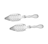 FUNNETOYU 2 piezas Cucharas de Inoxidable Cucharas Filtradoras de Cócteles para Bar para Accesorios de Coctelería Elegantes y Duraderos