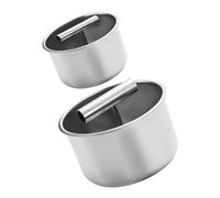 FUNNETOYU 2 Piezas Fabricador Manual de Albóndigas Inoxidable Cavidades Moldeador Fácil de Usar para Cocina y Formación Uniforme de Bolas de Carne