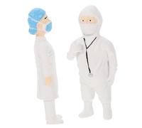 FUNNETOYU 2 Piezas Figuras Miniatura de Médicos para Escenas Miniatura Decoración para Paisajes rol Adornos Humanos Falsos Detallados para Coleccionistas