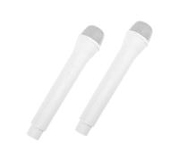 FUNNETOYU 2 Piezas Micrófonos de Juguete de Plástico Simulados para Prop Micro Teléfono de Imitación Seguro y Ligero para Roles Fiesta Cumpleaños Halloween Navidad y Práctica de Oratoria