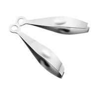 FUNNETOYU 2 piezas Pinzas para Pollo de Metal Herramienta Ligera y Portátil para Quitar Plumas de Cocina de Pinzas Planas y Oblicuas para Granjas y Hogar