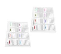 FUNNETOYU 2 Piezas Pizarra Planificador Semanal y Mensual de Pvc Autoadhesiva, Borrado en Seco, 30x40 Cm para Oficina y Cristal, Organizador Fácil de Actualizar para Familias y Estudiantes