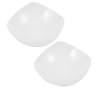 FUNNETOYU 2 Piezas Tazones de Cerámica con Elevados para Snacks Ensaladas Dulces y Frutas Contenedores Decorativos Resistentes y Ligeros para Diario