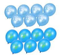FUNNETOYU 20 Piezas Globos de Látex Impresión de Juego de Azul y Oscuro Decoraciones para Fiestas y Aulas Suministros Escolares Festivos