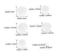 FUNNETOYU 24 Piezas Tapones de Silicona Reutilizables para Botellas Sellado Hermético Resistentes y Fáciles de Limpiar para Aceites y Especias Cocina