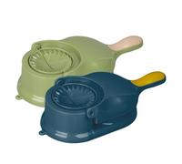 FUNNETOYU 2piezas Molde Para Empanadillas Manual Moldeadora De Masa Molde Para Envolver Empanadillas Color Azul y Verde Cocina Doméstica Fácil Limpieza