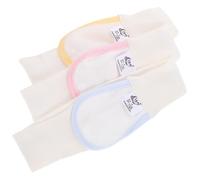 FUNNETOYU 3 piezas Cinturón Ajustable para Pañales de Algodón de Faja Sujeta Pañales para Bebés y Niñas Cómodo y Práctico para Pañal Su Lugar