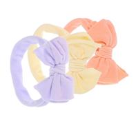 FUNNETOYU 3 piezas Diademas Elásticas para Bebés Diademas de Nylon Ultra y Cómodas para Niñas Accesorios para Recién Nacidos para Fotos y