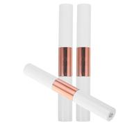 FUNNETOYU 3 Piezas Pegamento para Pestañas Postizas de Doble Punta Diseño Plástico, Adhesivo Fuerte y Seguro para Piel Delicada, Adecuado para Extensiones y Maquillaje de Ojos