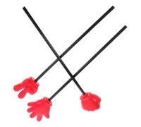 FUNNETOYU 3 Piezas Punteros de Espuma para Dedos Mini Palos Portátiles para Aula y Jardín de Infancia Accesorios para Representaciones y Suministros para Maestros y Fiestas