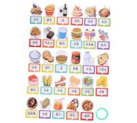FUNNETOYU 30 Tarjetas De Aprendizaje para Pequeños Divertidas De Papel para Aprender Inglés