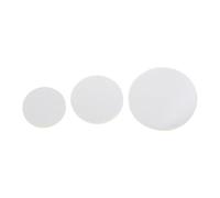 FUNNETOYU 300 Piezas Película Transparente para Insignias Película Plástica Protectora para Manualidades DIY Accesorios para Máquina de Hacer Chapas