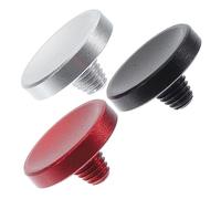 FUNNETOYU 3piezas Botón De Disparo De Aleación De Aluminio Unidades Accesorio Cóncavo para Cámara Reemplazo De Botón De Disparo para Obturador De Repuesto Adecuado De Cámara