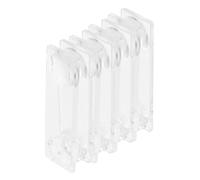 FUNNETOYU 4 Piezas Manijas Transparentes para Cortinas Accesorios Resistentes para Persianas Romanas Repuestos para Reparación de Cortinas sin Cordón Diseño Ergonómico para Fácil Agarre y