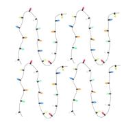 FUNNETOYU 4 Piezas Miniature Beaded Light Garland Mini Christmas Tree Fairy Lights For Dollhouse Holiday Decoration Portable Flexible Craft Design