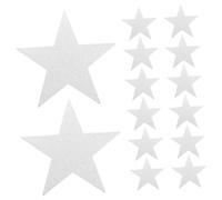FUNNETOYU 48 Piezas Estrellas Recortadas para Decoración de Tableros de Anuncios Clase Manualidades Creativas y Dibujo para Expresión Artística y Decoración Escolar