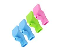 FUNNETOYU 4piezas De Grifo De Para Lavabo Cubierta De Salpicaduras Para Cepillado De Dientes y Lavado De Instalación Pastel