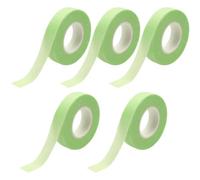 FUNNETOYU 5 Rollos de Cinta Adhesiva para Extensiones de Pestañas, 1.2cm de Ancho, Material No Tejido Transpirable y Flexible para Aplicación Profesional de Pestañas