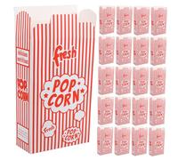 FUNNETOYU 50piezas Caja De Papel Antigrasa Para Palomitas De Maíz Para Fiestas y Cines Contenedor De Refrigerios Reutilizable