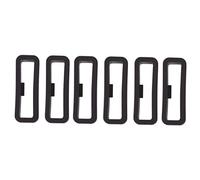 FUNNETOYU 6 piezas Anillo de Sujeción de Silicona para Correa de Reloj Pack de Compatible con Garmin Interior Retenedor de Correa Durable y Resistente al Desgaste