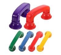 FUNNETOYU 6 piezas Juguete Teléfono Susurrador de Plástico para Educativo Bordes Suaves para Desarrollo del Habla y Reconocimiento de Colores