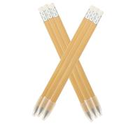 FUNNETOYU 6 piezas Lápices sin Afilar para Unidades Lápices Eternos de con Punta Reemplazable para Escribir y Dibujar sin Tinta Suciedad Diseño Ergonómico para Diario