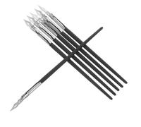 FUNNETOYU 6 Piezas Manga Dip Pen Set Quill Fluid Writer For Calligraphy Drawing Signing Artists Office School Supplies