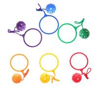 FUNNETOYU 6 Piezas Skip Ball Anillo Tobillo Juguete Saltarín para Colores Surtidos Fitness Actividad Exterior Interior