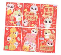 FUNNETOYU 60 piezas Sobres Rojos para Año de Bolsas de Dinero para Celebraciones y Decoraciones del Festival Lunar