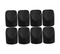 FUNNETOYU 8 Piezas Tapones Negros Resistentes para Patas de Sillas Plegables de Plástico Pesado Cubiertas Antideslizantes para Muebles de Patio Estabilizadores para Tubos de Respaldo de