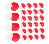 FUNNETOYU 80 Piezas Gumball Round Plastic Capsules Empty Fillable Balls For Vending Machines Party Favors Candy Containers Lightweight And Stackable For Crafts And Celebrations