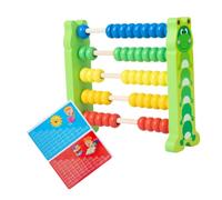 FUNNETOYU Ábaco de Madera Educativo con Coloridas Juguete Matemático para Edad Preescolar Herramienta de Cálculo Infantil Diseño de