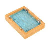 FUNNETOYU Adornos para Piscinas en Miniatura Muebles de Mini casa Accesorios para Jardines de Hadas natación de casa de muñecas Sky-Blue