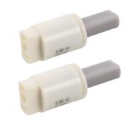 FUNNETOYU Asiento de inodoro con amortiguación de ruido, amortiguadores giratorios de plástico, 2 piezas para bidet y asiento, compatibles con instalación doméstica y DIY