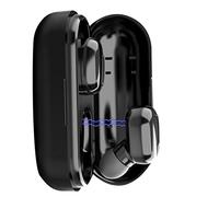 FUNNETOYU Auriculares Inalámbricos Deportivos Binaurales Estéreo con Cancelación de Ruido Diseño y Auriculares para Actividades al Aire Negro
