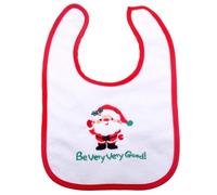 FUNNETOYU Babero Navideño para Bebés Recién Nacidos, Ligero y Lavable, Hecho de Algodón Poliéster, Adecuado Hora del Almuerzo en Invierno Color Aleatorio Varios estilos