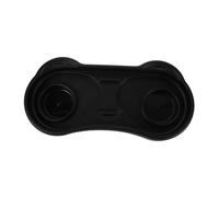 FUNNETOYU Bandeja para Carrito de Niña con Soporte para Bebida Portátil Accesorio Desmontable Forma de Panda Plato de Plástico para Snacks Cochecito y Carrito de Paseo