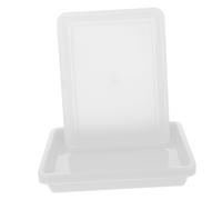 FUNNETOYU Bandejas de Almacenamiento de Rompecabezas para Niños, Tamaño B5, Organizador Multiusos de Plástico PP Resistente, Adecuado para Clasificar Piezas y Juguetes Pequeños, Set de 6
