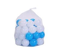 FUNNETOYU Bolas de Plástico Gruesas de 7 Cm para Niños y Bebés, Bolas de Foso Azul y, Juguete Educativo para Piscina y Parque Infantil, Paquete de 50 Unidades Color Aleatorio