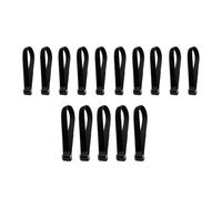 FUNNETOYU Bridas para Cables Reutilizables 15 Piezas Negras 20X200Mm 20X300Mm 25X300Mm 25X400Mm y 25X600Mm Correas de Alambre Marcador Organizador para Señal y Gestión de Cables