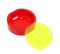 FUNNETOYU Caja de Emergencia Montada Pared para Oficina con Vidrio Rompible Caja de Seguridad con Cerradura para Llaves y Objetos Importantes Liberación Rápida Caso de