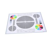 FUNNETOYU Carta De Calibración para Cámara y Prueba De Enfoque CCTV, Herramienta De Prueba para Técnicos, Diseño Resistente, Uso Interior y Exterior, Tamaño 40x30 Cm, Adhesiva Transparente