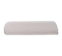 FUNNETOYU Cojín Reposapiés Ergonómico Semicilíndrico para Oficina y Escritorio Almohadilla Antideslizante Color Gris Alta Densidad para Descansar Pies y Mejorar Circulación Adecuado para