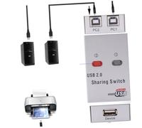FUNNETOYU Conmutador De Dispositivos Compartidor De Impresora Impresora USB Conmutador Periférico