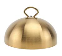 FUNNETOYU Cubierta De Cúpula Protectora De Alimentos De Acero Inoxidable Protector De Plato Con Mango Cobertura Anti-Salpicaduras Para Cocina Y Barbacoa 8.85X8.85X4.33In