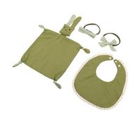 FUNNETOYU de Apego de Algodón Babero con Cierre Presión Accesorios para Cabello Suaves y Versátiles para Nuevas Madres y Decoración de Habitación Infantil