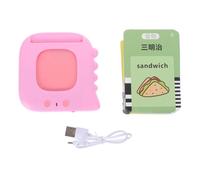 FUNNETOYU Educativo Infantil con Tarjetas de Lectura Sonoras Máquina para Desarrollo del Lenguaje y Terapia del Habla de Tarjetas Inglés y Español Material Ligero y Competición Multijugador